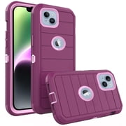 Compatible with iPhone 13 Mini 5.4 inch Phone Case Hybrid Rugged Shockproof Hard Protective Drop Proof Full Body Heavy Duty Mobile Cell Cover for iPhone13mini i-Phone 13minicase 13mi Women Men Purple