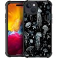 thumbnail image 1 of Compatible with iPhone 13 Mini Case, Ink Painting Jellyfish for Men Boy, Drop Protection Cool Pattern with Soft TPU Bumper Case for iPhone 13 Mini 5.4-in, 1 of 5