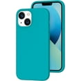 thumbnail image 1 of Compatible with iPhone 13 Mini Case, Liquid Silicone Gel Rubber Cover with Microfiber Lining, Full Body Drop Protection Phone Case for iPhone 13 5.4 Inch(2021), Teal, 1 of 12