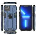 thumbnail image 1 of Compatible With iPhone 13 Phone Case Military Grade Protection Kickstand Shockproof Anti-Scratch Anti-Fingerprint Lightweight Rugged Phone Cover for Men or Women,Navy, 1 of 1