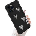 thumbnail image 1 of Compatible with iPhone 13 Pro 6.1" 2021 Silicone 3D Love Heart Phone Case, Colors Love Heart Wavy Frame Full Protection for iPhone 13 Pro Soft TPU Shockproof Phone Cover for Women Girls, 1 of 12