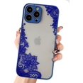 thumbnail image 1 of Compatible with iPhone 13 Pro Case Cute Silicone Protective Women Bumper Camera Protection Hard Back Phone Case for iPhone 13 Pro (Black, iPhone 13 Pro 6.1 INCH), 1 of 9