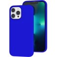 thumbnail image 1 of Compatible with iPhone 13 Pro Case, [Drop Protection] [Anti-Fingerprint] Shockproof Liquid Silicone Cover with Microfiber Lining Phone Case for iPhone 13 Pro 6.1" (2021), Klein Blue, 1 of 13