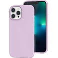 thumbnail image 1 of Compatible with iPhone 13 Pro Case, [Drop Protection] [Anti-Fingerprint] Shockproof Liquid Silicone Cover with Microfiber Lining Phone Case for iPhone 13 Pro 6.1" (2021) (Pink Purple), 1 of 14