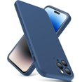 thumbnail image 1 of Compatible with iPhone 13 Pro Case, Thin Liquid Silicone Case,Shockproof,Slim Thin Phone Case for iPhone 13 Pro, Full Body Screen Camera Protective Cover-Blue 2-IP13P-02, 1 of 7