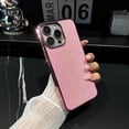thumbnail image 1 of Compatible with iPhone 13 Pro Case for Women, Bling Diamond 3D Glitter Rhinestone Crystal Sparkle Shiny Cute Plating Bumper Case Fashion Luxury Slim Thin Protective Cover Phone Case - Pink, 1 of 1