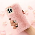 thumbnail image 1 of Compatible with iPhone 13 Pro Furry Case Cute Fluffy Faux Fur Plush Case Luxury Fuzzy Girls Women Super Soft TPU Silicon Shockproof Protective Case Cover for iPhone 13 Pro, White, 1 of 1