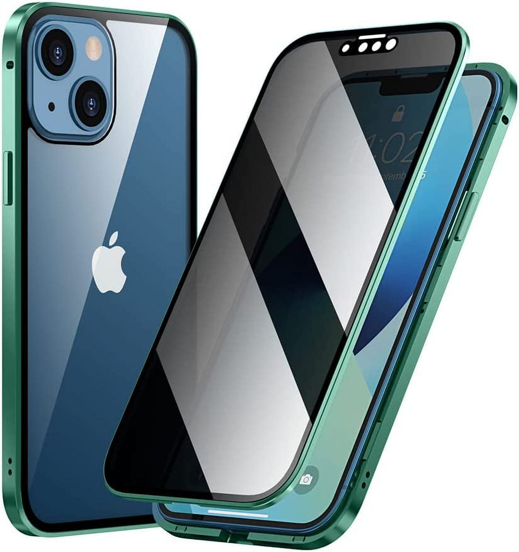Compatible with iPhone 13 Pro Magnetic Case with Built in Privacy