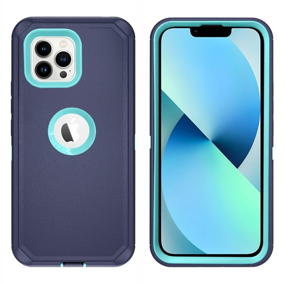 Compatible with iPhone 13 Pro Max 2021 6.7 inch Phone Case Hybrid Rugged Shockproof Hard Protective Drop Proof Full Body Heavy Duty Mobile Cell Cover for iPhone13promax 5G 13Max Plus Women Men Purple