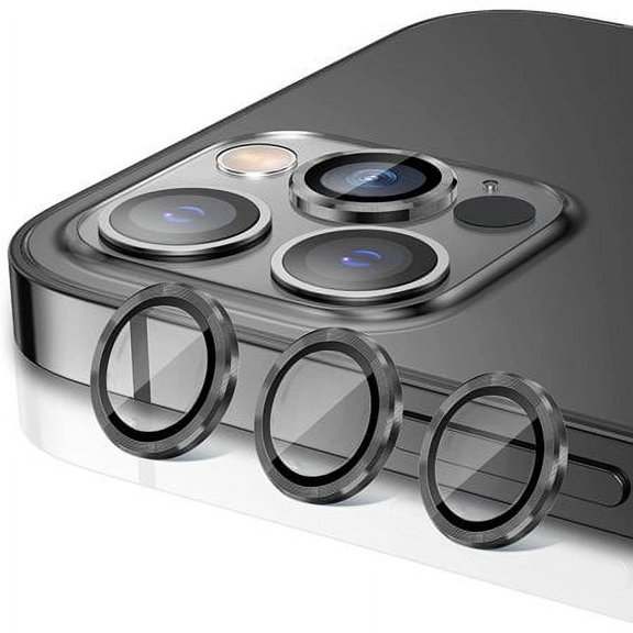 Compatible for iPhone 13 Pro Max(6.7’’) iPhone 13 Pro(6.1’’) 2021 Camera Lens Protector, 9H Tempered Glass Film Full Cover Sticker Accessories for iPhone 13 Pro/Pro Max.
