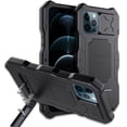 thumbnail image 1 of Compatible with iPhone 13 Pro Max Case 6.7 inch 2021, Outdoor Heavy Duty Aluminum Metal Case with Screen Protector Camera Cover Rugged Military Shockproof Case for iPhone 13 Pro Max, 1 of 8