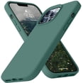 thumbnail image 1 of Compatible with iPhone 13 Pro Max Case 6.7 inch Premium Liquid Silicone with [Soft Anti-Scratch Microfiber Lining] Gel Rubber Full-Body Bumper Protection Case for iPhone 13 Pro Max - Pine Green, 1 of 14