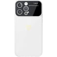 thumbnail image 1 of Compatible with iPhone 13 Pro Max Case Clear [Non-Yellowing] Cute Heart Clear Case for Women Girls, Slim Soft TPU Protective Phone Case for iPhone 13 Pro Max White, 1 of 8