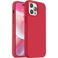 thumbnail image 1 of Compatible with iPhone 13 Pro Max Case, Liquid Silicone Full Body Protective Case with [Anti-Scratch] [Soft Microfiber Lining] [Camera Protective] for iPhone 13 Pro Max 6.7 inch, Red, 1 of 14