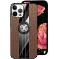 thumbnail image 1 of Compatible with iPhone 13 Pro Max Case Soft TPU Shockproof Case with 360 Degree Rotation Ring Kickstand (Work with Magnetic Car Mount) Slim Protective Cover, Brown, 1 of 8