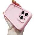 thumbnail image 1 of Compatible with iPhone 13 Pro Max Coquette Case, Slim Soft Gel Rubber TPU Material, Full Camera Protection, Shockproof Protective Phone Case for Women Girls (Pink), 1 of 13