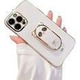 thumbnail image 1 of Compatible with iPhone 13 Pro Max Cute 6D Panda Stand Phone Case TPU Thin Shockproof Soft Case for iPhone 14 11 Pro Max 12 Mini 7 8 14 Plus SE XS XR Back Cover(White,iPhone 11 Pro), 1 of 8