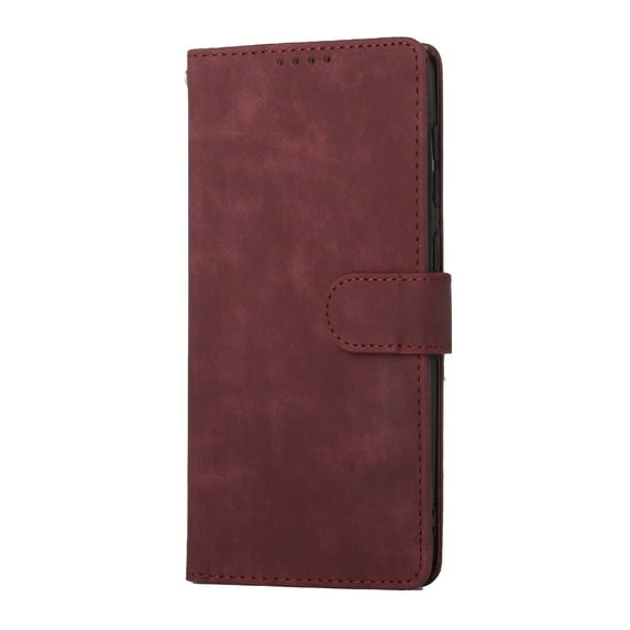 Compatible For iPhone 13 Pro Max Detachable Magnetic Wallet Case,360 Protection Rugged Dual Layer Shockproof and Anti-Scratch Dustproof Kickstand Card Pocket Cover For iPhone 13 Pro Max,Winered