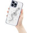 thumbnail image 1 of Compatible with iPhone 13 Pro Max Diamond Case Shiny Glitter Bling Luxury Snake Shape Crystal Charms Rhinestone Soft Silicone Fashion Protective Transparent Shockproof Cover for Girls Women, 1 of 8