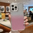 thumbnail image 1 of Compatible with iPhone 13 Pro Max Glitter Paper Gradient Color Case, Women Luxury Clear Case for iPhone 13 Pro Max Case Soft TPU Shockproof Clear Cover Designed for iPhone 13 Pro Max, Pink, 1 of 8