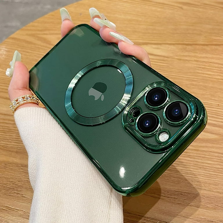 Compatible with iPhone 13 Pro Max Magnetic Clear Case,Luxury
