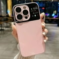 thumbnail image 1 of Compatible with iPhone 13 Pro Max Slim Case,Luxury Bling Transparent Hard PC Anti-Scratch Shockproof Case with Window Glass Lens Camera Protectorfor iPhone 13 Pro Max Women Girl Men-Pink, 1 of 7