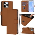 thumbnail image 1 of Compatible with iPhone 13 Pro Max Wallet Case with RFID Blocking Credit Card Holder, PU Leather Folio Flip Kickstand Protective Shockproof Anti-fall Phone Case Cover Women Men,Brown, 1 of 11