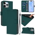 thumbnail image 1 of Compatible with iPhone 13 Pro Max Wallet Case with RFID Blocking Credit Card Holder, PU Leather Folio Flip Kickstand Protective Shockproof Anti-fall Phone Case Cover Women Men,Darkgreen, 1 of 11