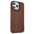 thumbnail image 1 of Compatible for iPhone 13 Pro Max Wooden Pattern Slim Case, Kickstand Case Compatible with MagSafe Wireless Charging, Rugged PC Shockproof Lens Protector Case for iPhone 13 Pro Max,Walnut Pattern, 1 of 9