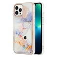 thumbnail image 1 of Compatible with iPhone 13 Pro Wallet Case with Card Holder, Back Flip Folio PU Leather Kickstand Card Slots Case for Women Girls, Double Magnetic Clasp Cover For iPhone 13 Pro,Marble #1, 1 of 5