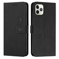 thumbnail image 1 of Compatible With iPhone 13 Pro Wallet Case Full Coverage Dustproof Anti-Fingerprint Anti-Scratch Kickstand Shockproof Comfortable Hand Feeling Wrist Strap Phone Case for Women or Men,Black, 1 of 10