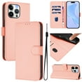 thumbnail image 1 of Compatible with iPhone 13 Pro Wallet Case with RFID Blocking Credit Card Holder, PU Leather Folio Flip Kickstand Protective Shockproof Anti-fall Phone Case Cover Women Men,Pink, 1 of 11