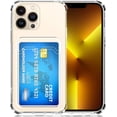 thumbnail image 1 of Compatible with iPhone 13 Pro case with Card Holder, Clear Card Slot case, Ultra-Thin, Soft, Shockproof, Credit Card Protective Cover for iPhone 13 Pro, 1 of 7