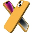 thumbnail image 1 of Compatible with iPhone 14 Case 6.1, Slim Liquid Silicone 3 Layers Full Phone Covered Soft Gel Rubber Case Protective Phone Cover 6.1 Inch-Sunflower Yellow, 1 of 12