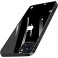 thumbnail image 1 of Compatible with iPhone 14 Case Clear Ultra Transparent Shockproof Protective Cell Phone Case Non-Yellowing Flexible TPU Liquid Silicone Slim Thin Cover-Black, 1 of 14