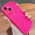 thumbnail image 1 of Compatible with iPhone 14 Case,Cute Cheetah Print Pattern Design,Soft TPU Slim Girly Leopard Phone Case Bumper Shockproof Protective Cover for Women Girls 6.1inch-Hot Pink, 1 of 12