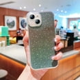 thumbnail image 1 of Compatible for iPhone 14 Glitter Case, Sparkly Shiny Bling Paper Clear Phone Case, Shockproof Protective Slim Lightweight Gradient Shell Cover for iPhone 14, Black, 1 of 10