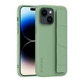 thumbnail image 1 of Compatible for iPhone 14 Plus Case with Strap Wristband, Shockproof Anti-Scratch PU Leather Texture Protective Case, Secure Hand Strap Slim Lightweight Case for iPhone 14 Plus, Green, 1 of 6