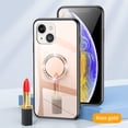 thumbnail image 1 of Compatible with iPhone 14 Plus Makeup Mirror Case Bling Diamond Glitter Rhinestone with Ring Holder Stand Kickstand Luxury Cute Shockproof for Girls Women Case for iPhone 14 Plus,
Rosegold, 1 of 8