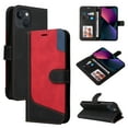 thumbnail image 1 of Compatible with iPhone 14 Plus Wallet Case, Classic Business Wristlet Shockproof Protective for Men Women PU Leather Card Slots Kickstand Phone Case Cover for iPhone 14 Plus, Black, 1 of 11