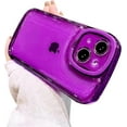 thumbnail image 1 of Compatible with iPhone 14 Pro Case with Clear Kickstand Creative Protective Design Case with Camera Holder for TPU Slim Shockproof Cool Phone Case for iPhone 14 Pro-Black, 1 of 14