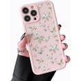thumbnail image 1 of Compatible with iPhone 14 Pro Case for Girls Women, Floral Flower Pattern Design Silicone Case, Slim Shockproof TPU Protective Bumper Case Cover for iPhone 14 Pro 6.1 inch,Pink, 1 of 7