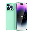 thumbnail image 1 of Compatible for iPhone 14 Pro Case, Shockproof Liquid Silicone Phone Case with Soft Anti-Scratches Microfiber Lining, Full Body Anti-Drop Slim Thin Case for iPhone 14 Pro, Lightcyan, 1 of 11