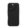thumbnail image 1 of Compatible for iPhone 14 Pro Case, Slim Liquid Silicone Flexible Soft Gel Rubber Shockproof Phone Case, Protective Cover with Anti-Scratch Microfiber Lining for iPhone 14 Pro, Black, 1 of 8