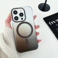 thumbnail image 1 of Compatible for iPhone 14 Pro Case Support for Magsafe, Magnetic Gradient Case with Wireless Charger, Gradient Clear Back Shockproof Protection Phone Cover for Girls Women, Gray, 1 of 9
