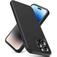 thumbnail image 1 of Compatible with iPhone 14 Pro Case, Thin Liquid Silicone Case,Shockproof,Slim Thin Phone Case for iPhone 14 Pro, Full Body Screen Camera Protective Cover-Black 2-IP14P-06, 1 of 14