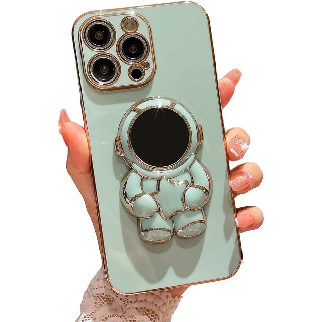 Compatible for iPhone 14 Pro Max 6.7 Inch 6D Plating Astronaut Hidden