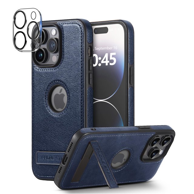 Compatible with iPhone 14 Pro Max 6.7" Luxury Leather Case, with