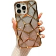 Compatible with iPhone 14 Pro Max 6.7" Phone Case Plating Bling