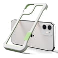 thumbnail image 1 of Compatible with iPhone 14 Pro Max Bumper Frame Case Frameless Cooling Heat Dissipation No Backplate Protection Fashion Shockproof Cover for Girls Women Man White, 1 of 7